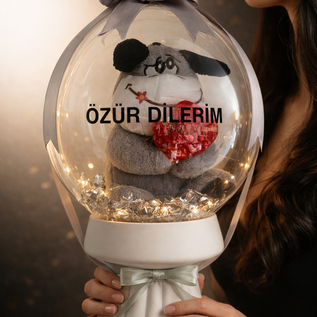 Özür dilerim balon aranjmanı (1)
